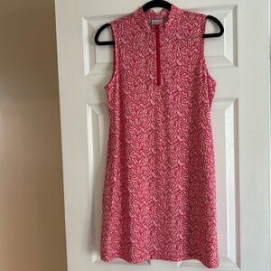 Tommy Bahamas women’s sleeveless raquet and paddle dress with matching shorts.